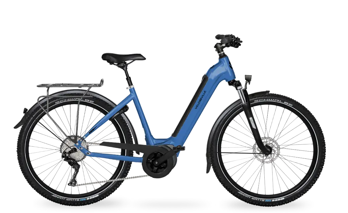 VELO DE VILLE SEB 990 SMART 11-Gang 625Wh ocean blue E-Trekkingbike - Bild 1