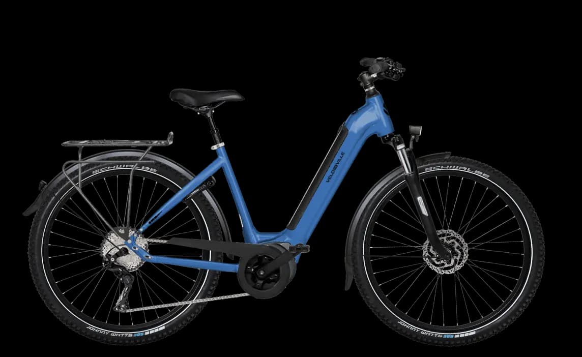 VELO DE VILLE SEB990 SMART 11-Gang 625Wh ocean blue E-Trekkingbike - Bild 1