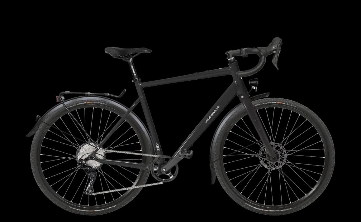 VELO DE VILLE G400 GRX-400 Commuter black glanz Gravelbike - Bild 1