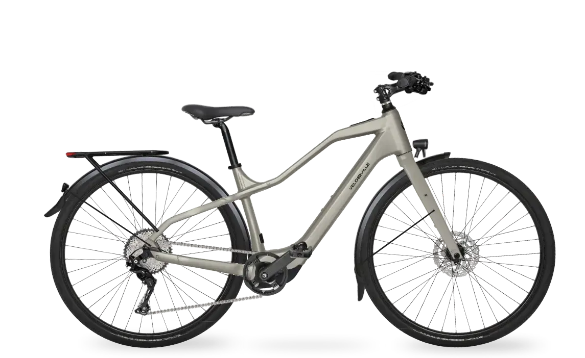 VELO DE VILLE REVO-C 10-Gang 600 Wh crystal pearl E-Trekkingbike - Bild 1