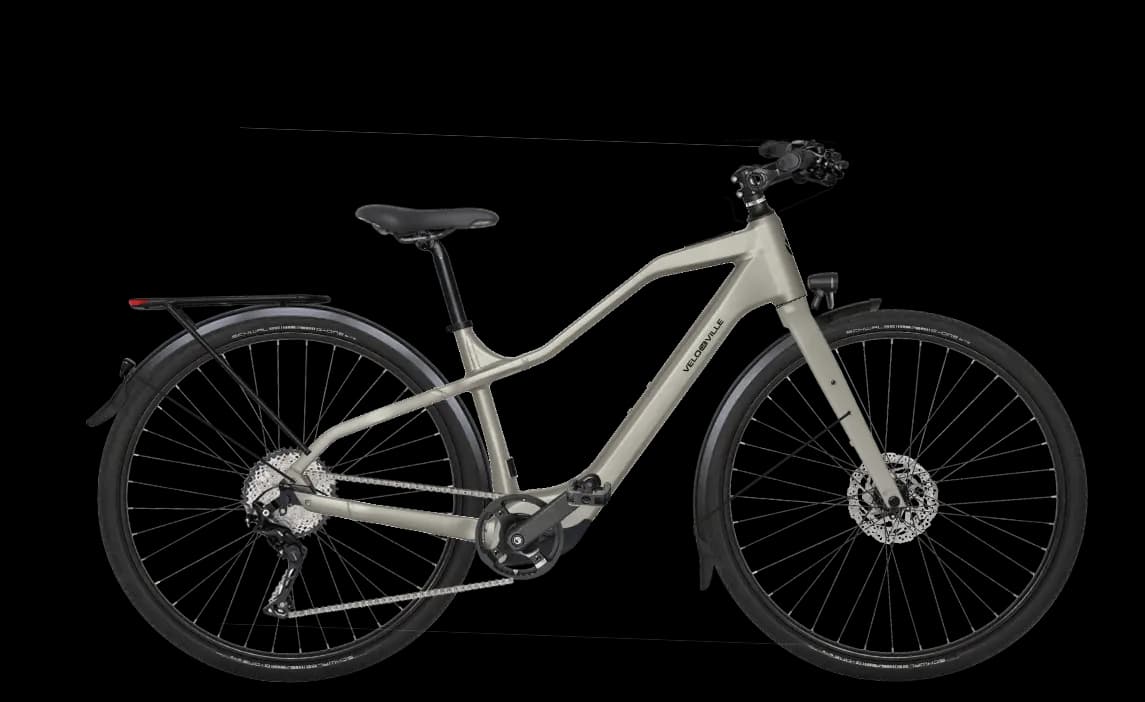 VELO DE VILLE REVO-C 10-Gang 600 Wh crystal pearl E-Trekkingbike - Bild 1