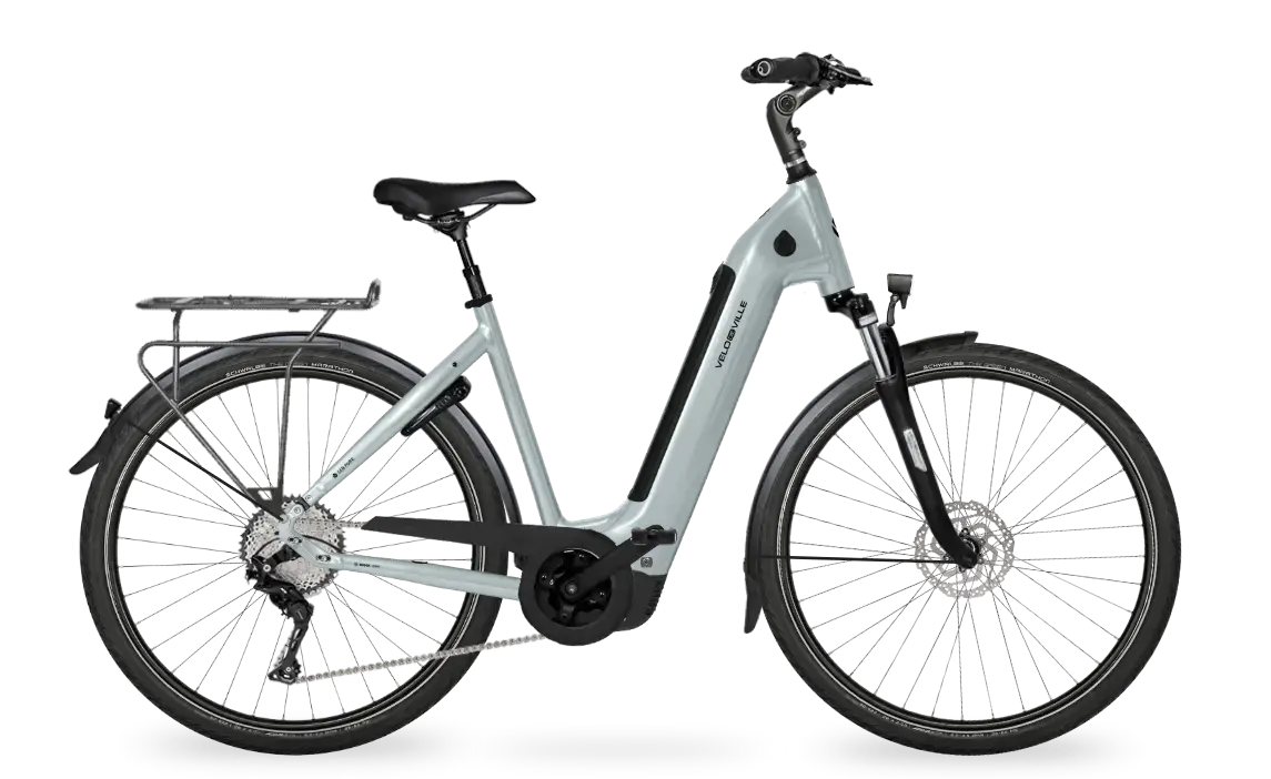 VELO DE VILLE AEB 990 SMART- 11 Gang 625 Wh ice blue glanz E-Trekkingbike - Bild 1