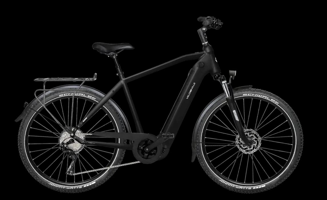 VELO DE VILLE SEB 990 PURE RANGE- 11 Gang 750 Wh deep black matt E-Trekkingbike - Bild 1