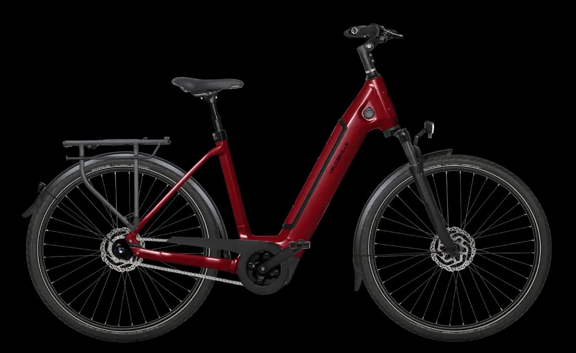 VELO DE VILLE -AEB 890 5 Gang Nexus 500 Wh ruby red glanz E-Citybike - Bild 1